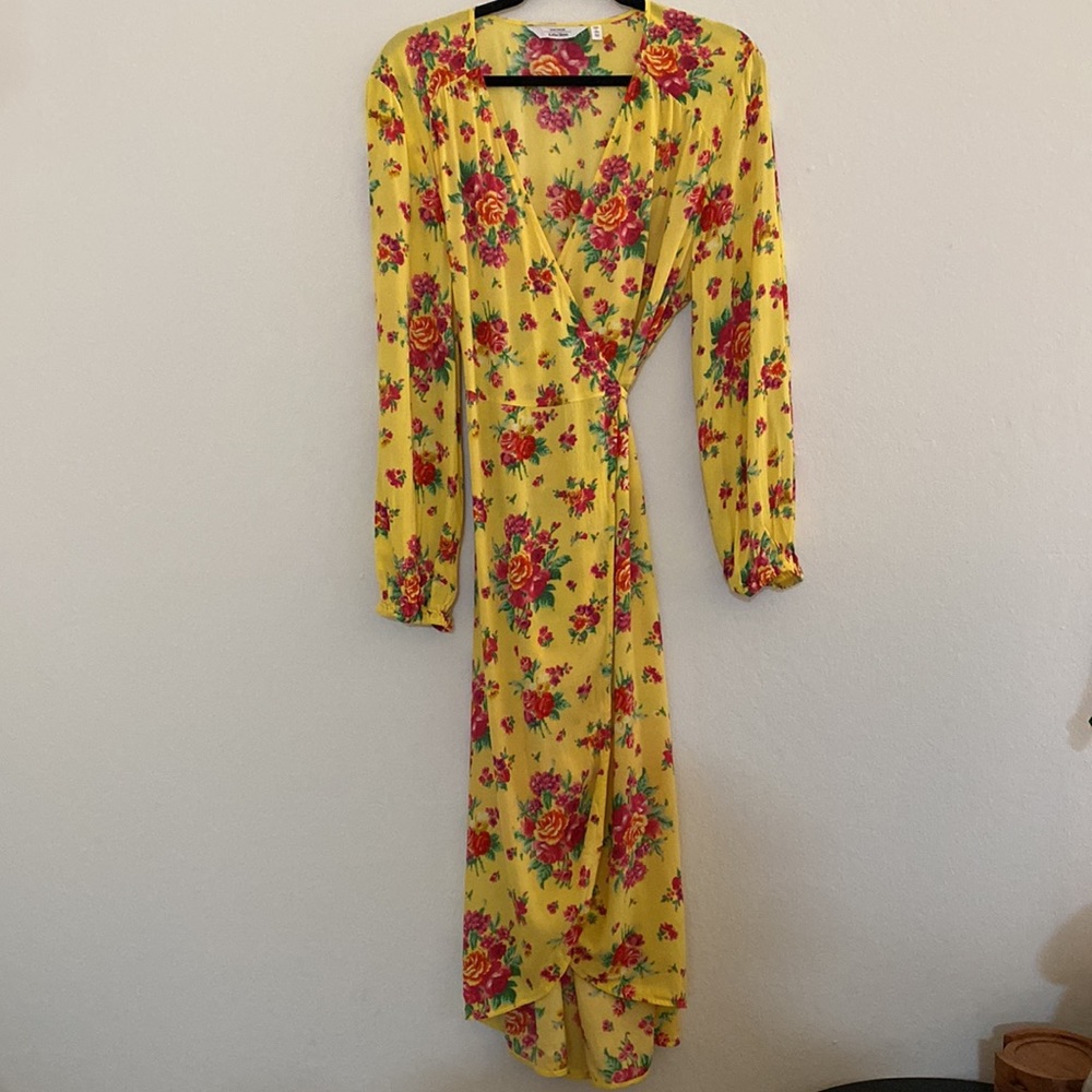 Paris Atelier & Other Stories Wrap Dress with Floral Print size 8